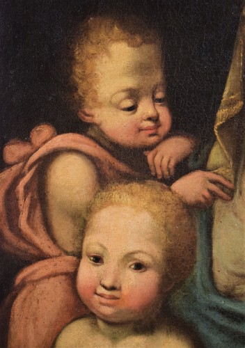 Vierge de la Charité - école de la Renaissance émilienne, XVIe siècle - Romano Ischia